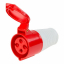 Розетка силовая переносная TDM SQ0603-0013 CEE 224 3P+PЕ 32 А. 380 В.