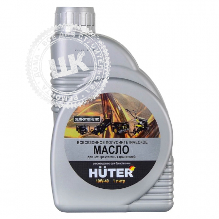 Масло моторное Huter 10W-40 4Т полусинтетик 1 л.