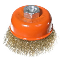 Щетка чашечная STURM для УШМ d 75 мм. М14 латунная проволока