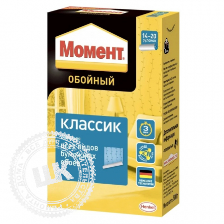 Клей обойный МОМЕНТ КЛАССИК 500 гр.