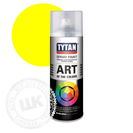 Аэрозольная краска TYTAN 520мл. желтая