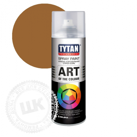 Аэрозольная краска TYTAN 520мл. коричневая