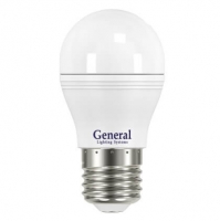 Открыть страницу товара Лампа светодиодная General G45F 7 Вт. E27 4500К