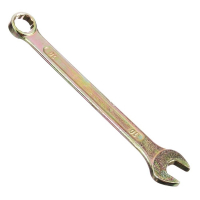 Открыть страницу товара Ключ рожково-накидной ЕРМАК, 10 мм. желтый цинк