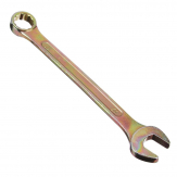 Ключ рожково-накидной ЕРМАК, 17 мм. желтый цинк