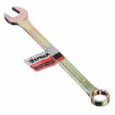 Ключ рожково-накидной ЕРМАК, 15 мм. желтый цинк 